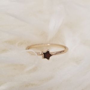 Gold colored ring